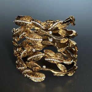 Rachel Zoe Gold Leaf Bracelet
